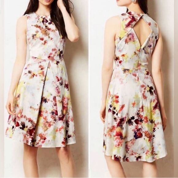 Hunter Bell Pink and White Halter Midi Dress - Picture 10 of 10